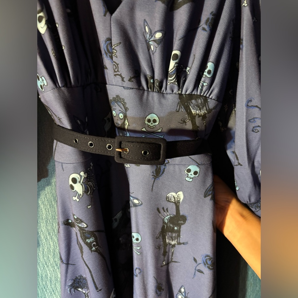 La Femme En Noir x Corpse Bride Dress w/ belt NWT - Picture 12 of 12